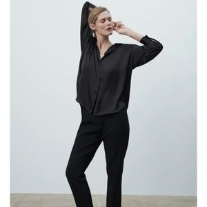 Zara Satin Effect Blouse